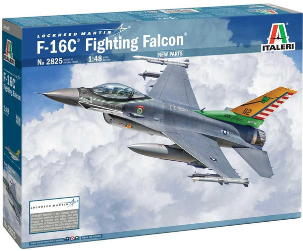 Italeri 2825 Lockheed Martin F-16C Fighting Falcon 1/48 Model Kit - A-Z Toy Hobby