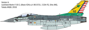 Italeri 2825 Lockheed Martin F-16C Fighting Falcon 1/48 Model Kit - A-Z Toy Hobby