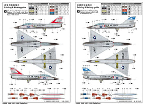 Trumpeter 02892 US F-106B Delta Dart 1/48 Model Kit - A-Z Toy Hobby