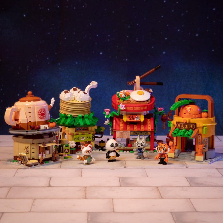 Pantasy Kung Fu Panda Zhen's Ramen Stall Brick Kit - A-Z Toy Hobby