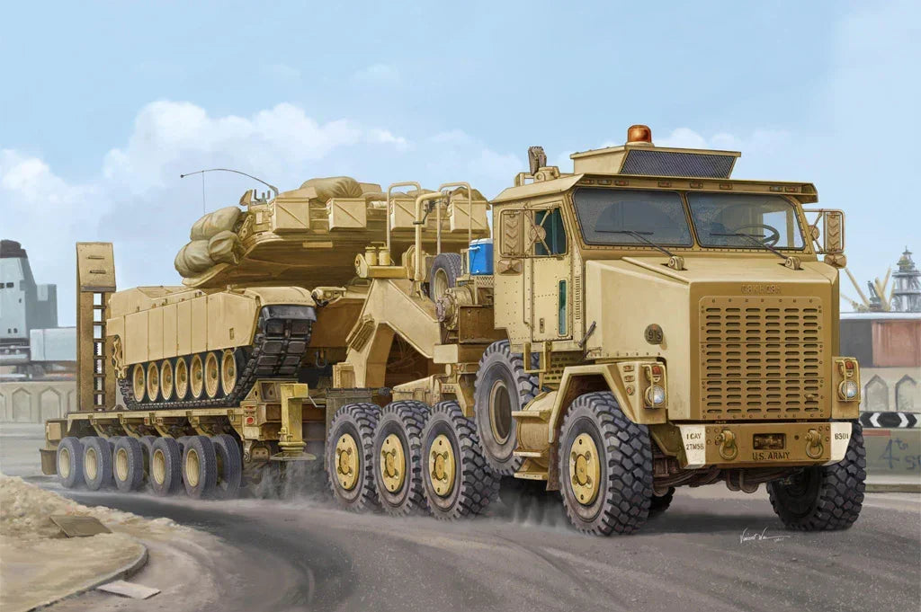 Hobby Boss 85502 M1070 Tractor & M1000 HET Semi Trailer 1/35 Model Kit - A-Z Toy Hobby