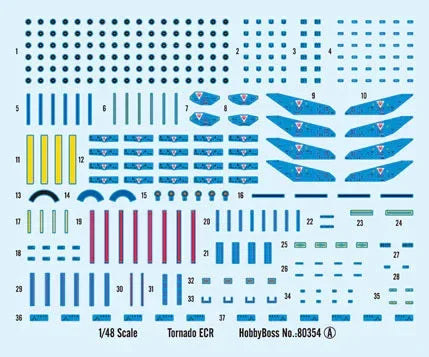 Hobby Boss 80354 Tornado ECR 1/48 Model Kit - A-Z Toy Hobby