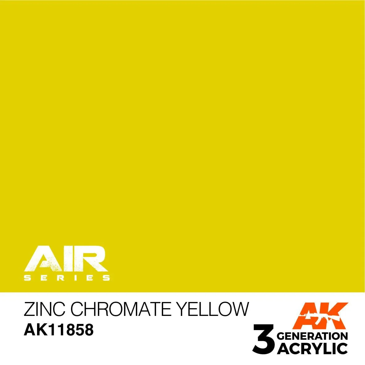 AK Interactive AK11858 3G Air Zinc Chromate Yellow Paint 17ml - A-Z Toy Hobby