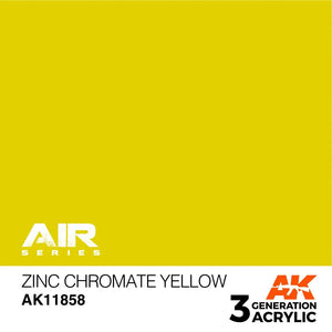 AK Interactive AK11858 3G Air Zinc Chromate Yellow Paint 17ml - A-Z Toy Hobby