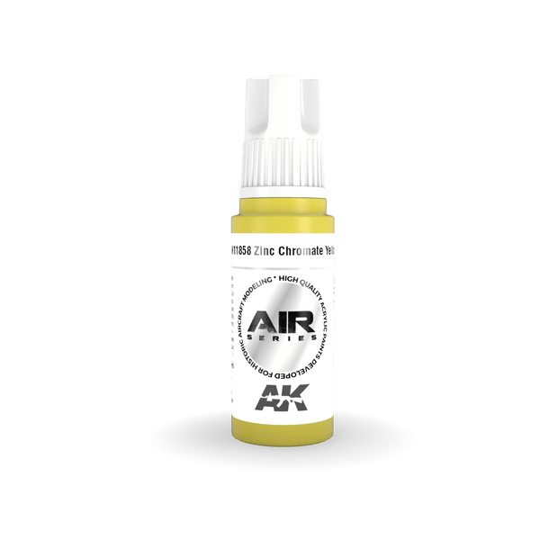 AK Interactive AK11858 3G Air Zinc Chromate Yellow Paint 17ml