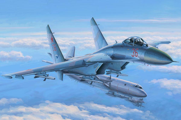 Hobby Boss 81712 Su-27 Flanker Early 1/48 Model Kit - A-Z Toy Hobby