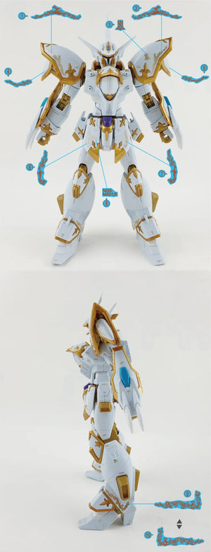 Delpi Gold Holo Water Decal For HG Black Knight Cal-re.A - A-Z Toy Hobby