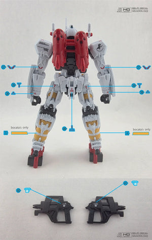 Delpi Water Decal For HGGQX Gelgoog Bocata's or Sugai's - A-Z Toy Hobby