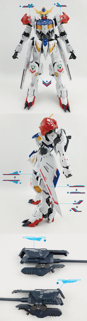 Delpi Water Decal For MG Barbatos Lupus - A-Z Toy Hobby
