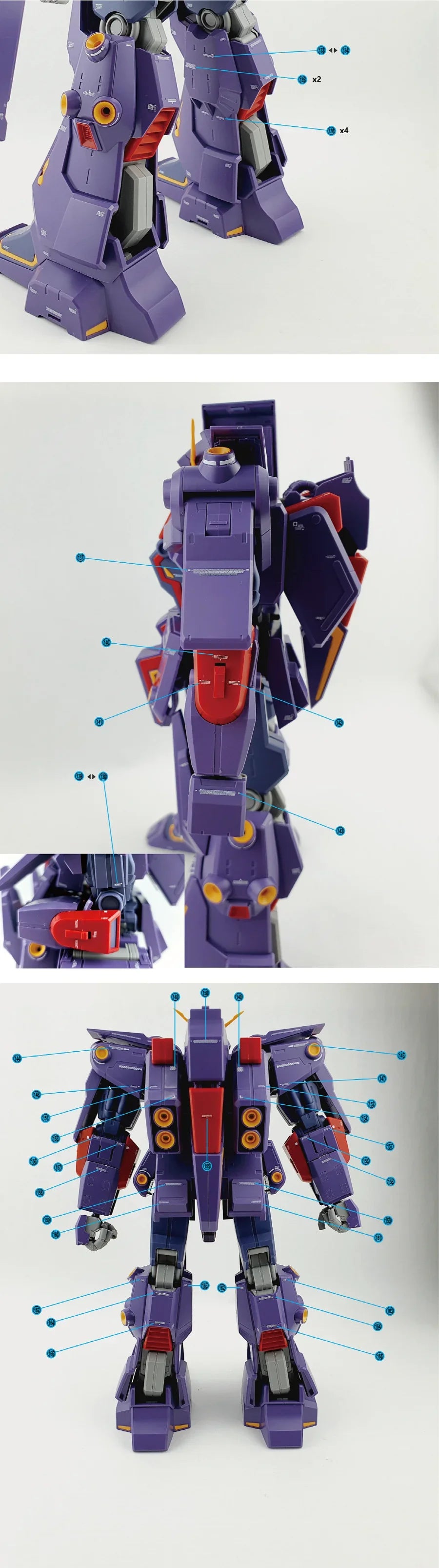 Delpi Water Decal For HG Psycho Mk-II - A-Z Toy Hobby