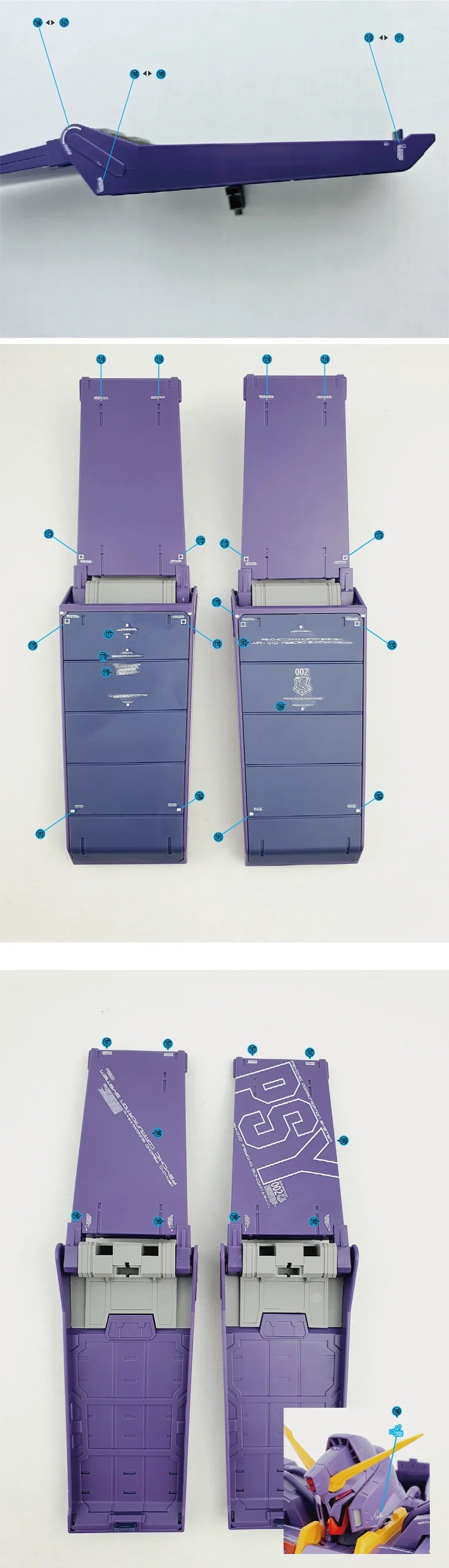 Delpi Water Decal For HG Psycho Mk-II - A-Z Toy Hobby