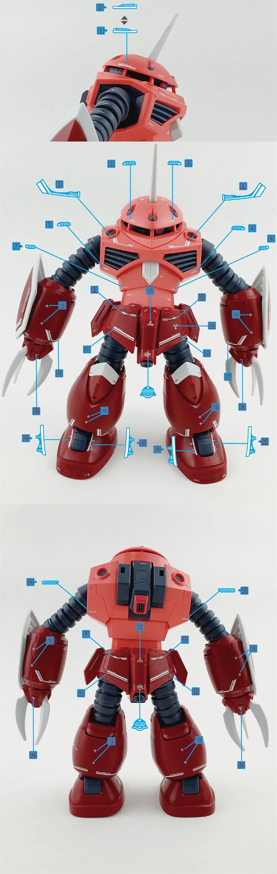 Delpi Water Decal For HG Z'Gok (Seed Freedom Ver.) - A-Z Toy Hobby