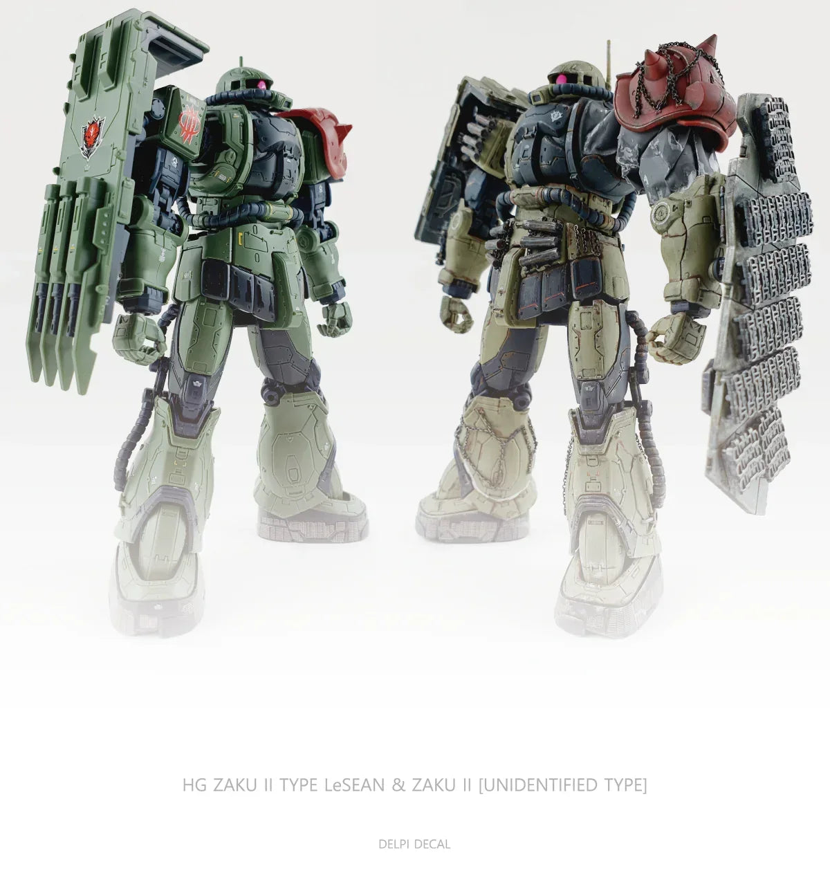 Delpi Water Decal For HG Zaku II F Type LeSean - A-Z Toy Hobby