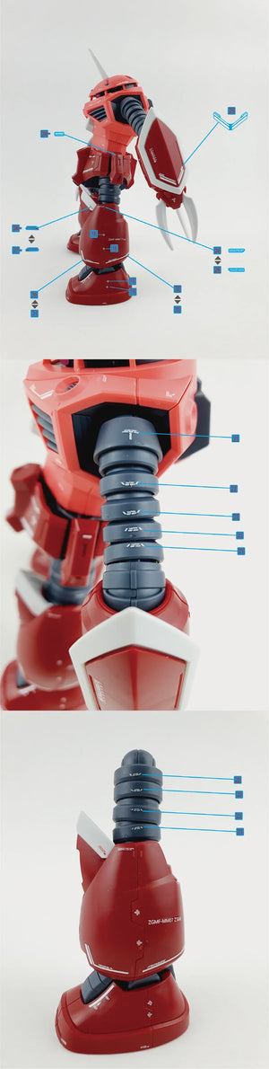 Delpi Water Decal For HG Z'Gok (Seed Freedom Ver.) - A-Z Toy Hobby