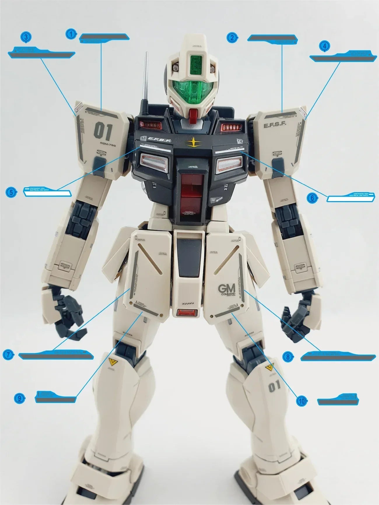 Delpi Water Decal For MG GM Command - A-Z Toy Hobby