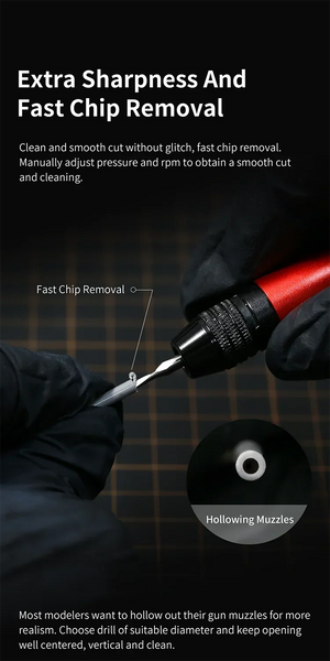 DSPIAE Precision Tungsten Carbide Flat Center Drill FB - A-Z Toy Hobby