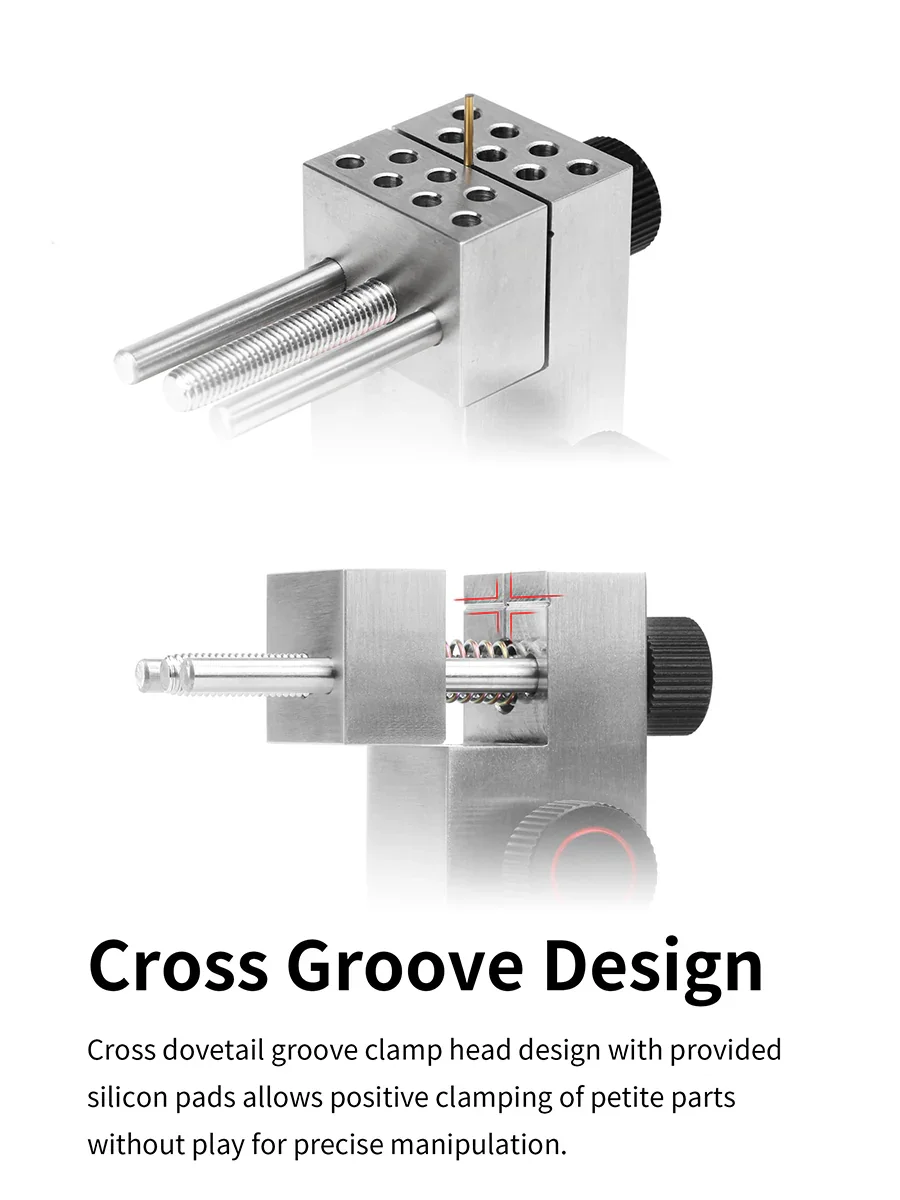 DSPIAE Precision Stainless Steel Clamp Vise AT-TVA&B - A-Z Toy Hobby