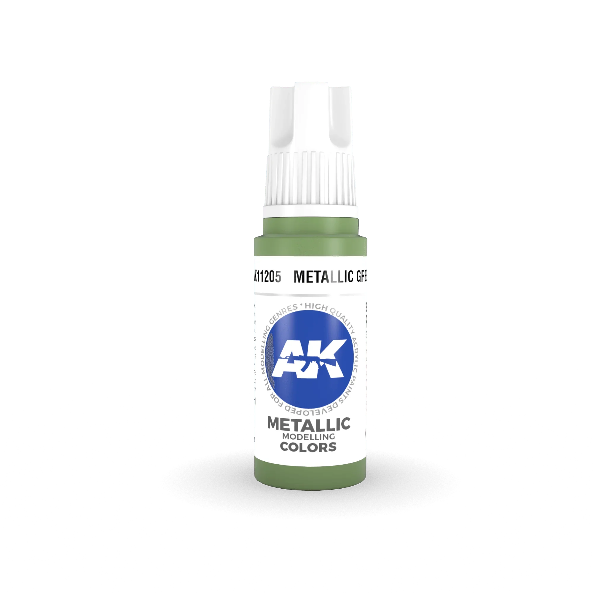 AK Interactive AK11205 3G Metallic Green Acrylic Paint 17ml - A-Z Toy Hobby