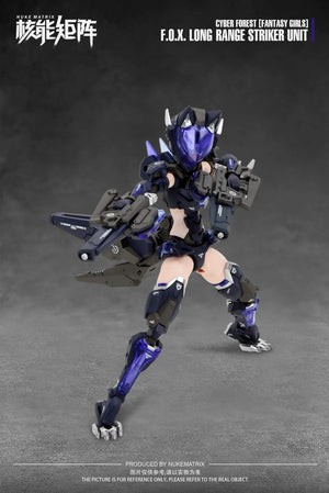 Nuke Matrix CF01 FOX Long Range Striker Unit Vivienne Hayha Cyber Forest Fantasy Girls Model Kit - A-Z Toy Hobby