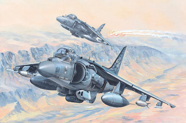 Hobby Boss 81804 AV-8B Harrier II 1/18 Model Kit - A-Z Toy Hobby