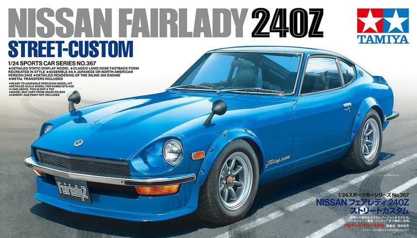 Tamiya 24367 Nissan Fairlady 240Z Street Custom 1/24 Model Kit - A-Z Toy Hobby