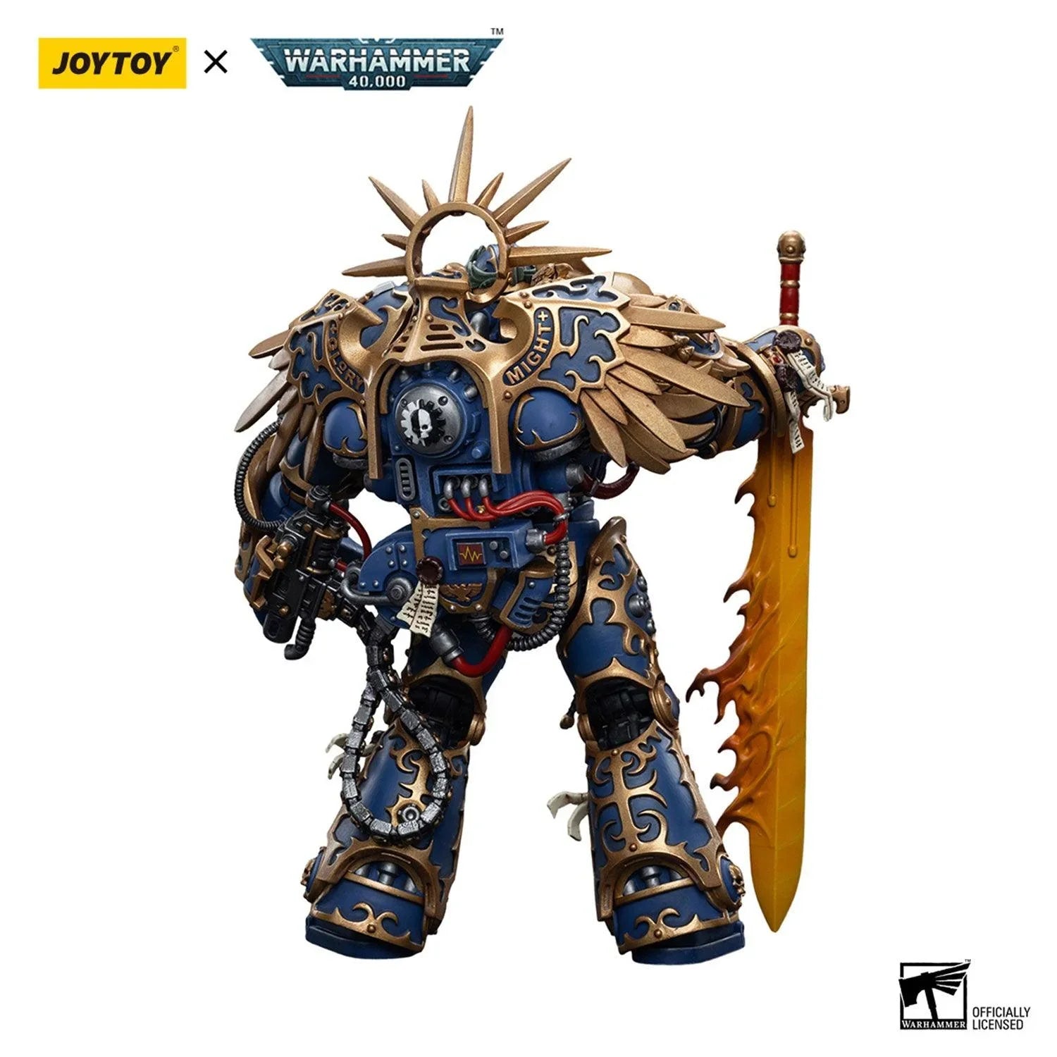 Joy Toy Warhammer 40K Ultramarines Primarch Roboute Guilliman 1/18 Action Figure - A-Z Toy Hobby