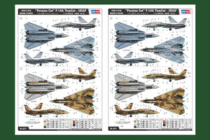 Hobby Boss 81771 F-14A Tomcat Persian Cat IRIAF 1/48 Model Kit - A-Z Toy Hobby