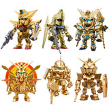 Bandai QMSV Mini Gold Gundam Figure Box Set of 8
