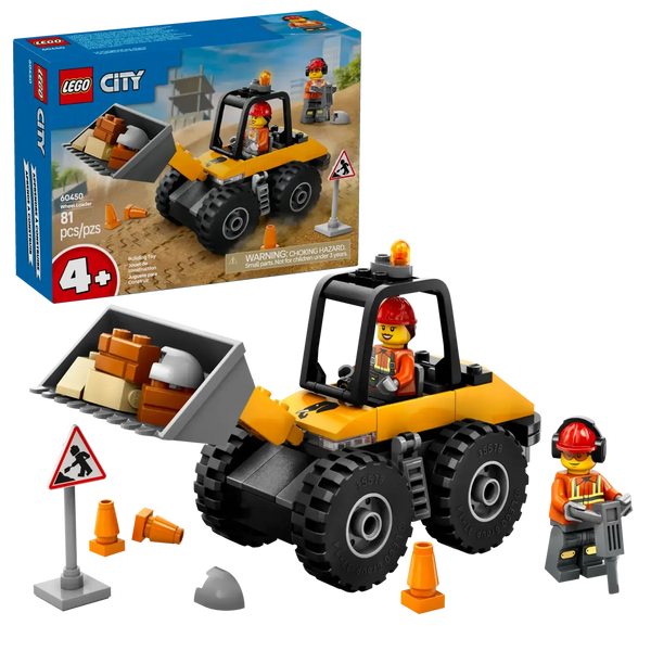 LEGO Yellow Construction Wheel Loader 60450 - City
