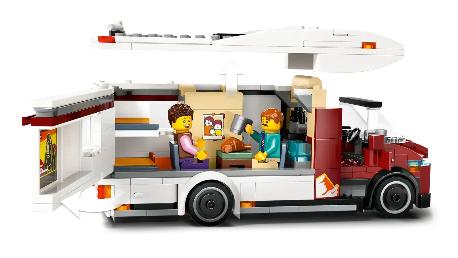 LEGO Holiday Adventure Camper Van 60454 - City - A-Z Toy Hobby
