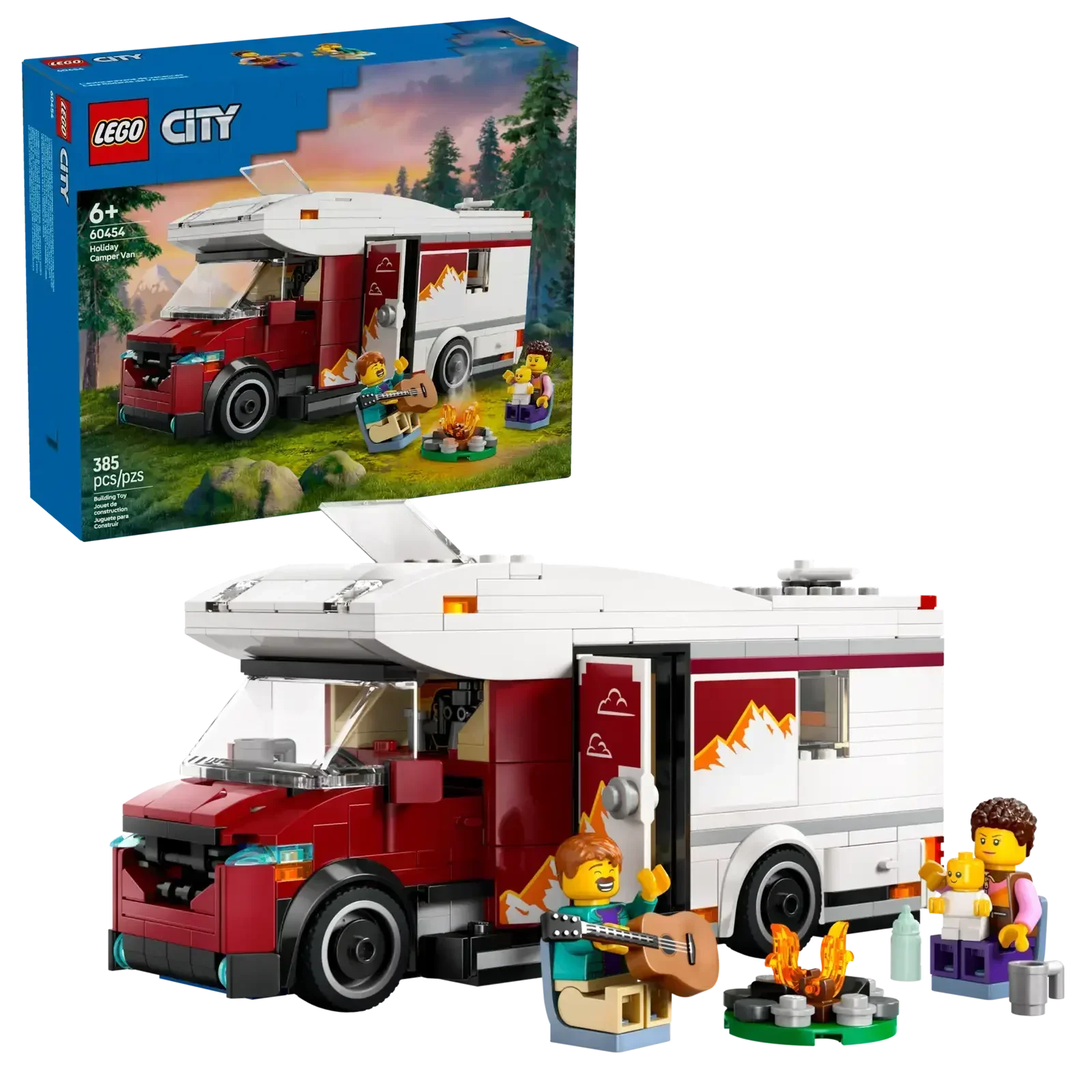 LEGO Holiday Adventure Camper Van 60454 - City - A-Z Toy Hobby