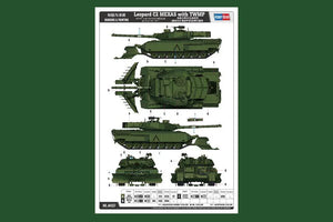 Hobby Boss 84557 Leopard C2 MEXAS with TWMP 1/35 Model Kit - A-Z Toy Hobby