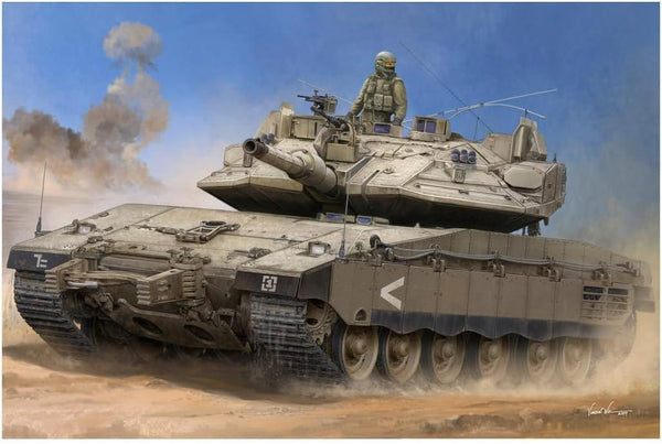 Hobby Boss 84523 IDF Merkava Mk IV with Trophy 1/35 Model Kit - A-Z Toy Hobby
