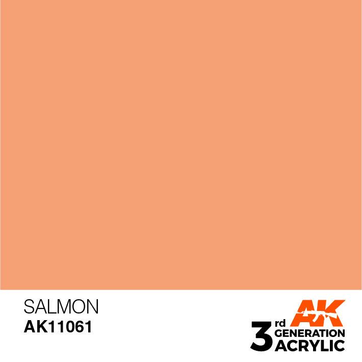 AK Interactive AK11061 3G Salmon Acrylic Paint 17ml - A-Z Toy Hobby