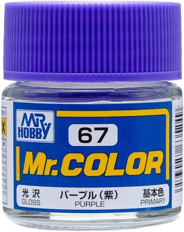 Mr. Hobby C67 Mr. Color Gloss Purple Lacquer Paint 10ml - A-Z Toy Hobby