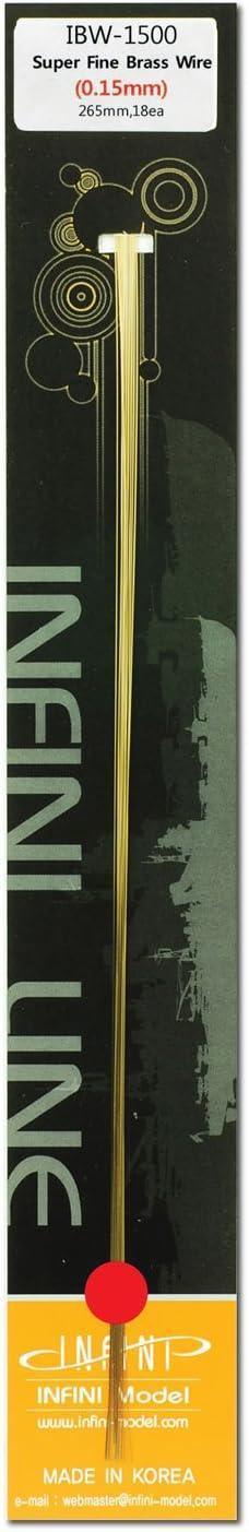 Infini Model Super Fine Brass Wire 0.15mm IBW-1500 - A-Z Toy Hobby