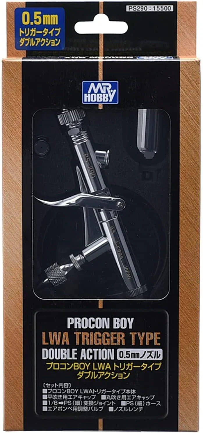 Mr. Hobby PS290 Mr. Procon Boy LWA Trigger Type 0.5mm Airbrush - A-Z Toy Hobby