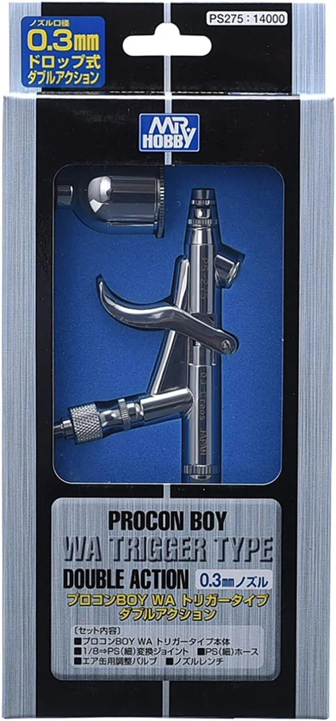 Mr. Hobby PS275 Mr. Procon Boy WA Trigger Type 0.3mm Airbrush - A-Z Toy Hobby