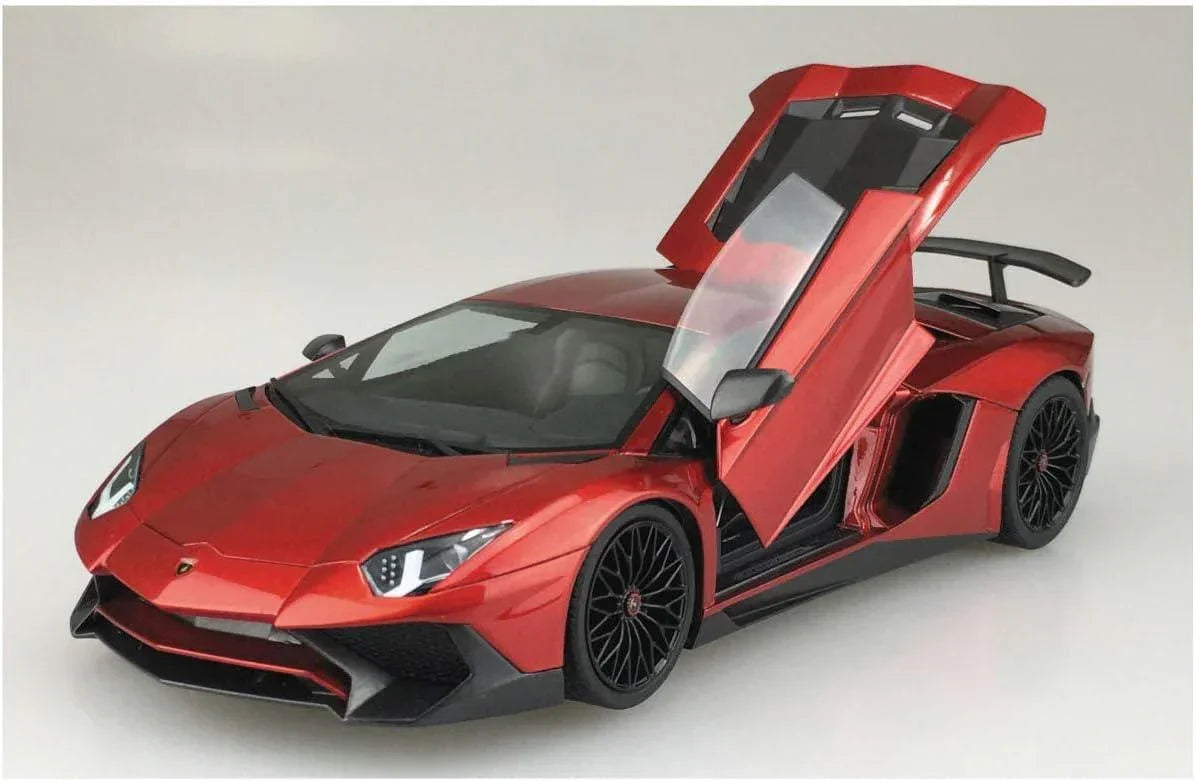Aoshima 11 2015 Lamborghini Aventador SV 1/24 Model Kit - A-Z Toy Hobby