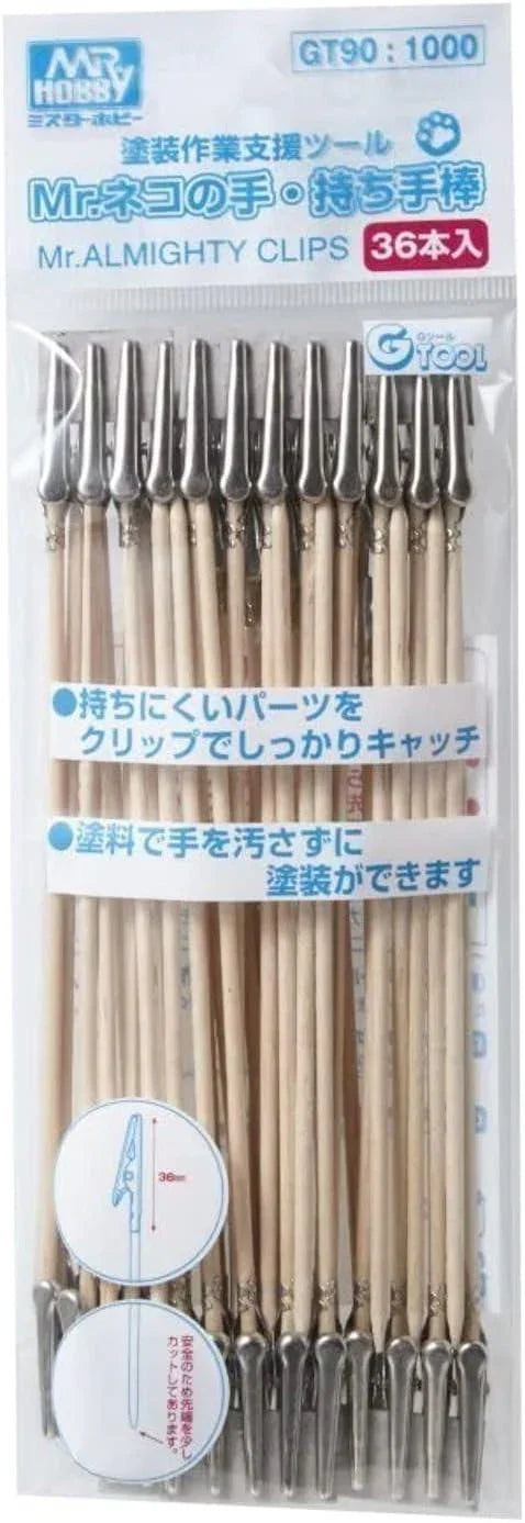 Mr. Hobby GT90 Mr. Almighty Clips Stick (36pcs) - A-Z Toy Hobby