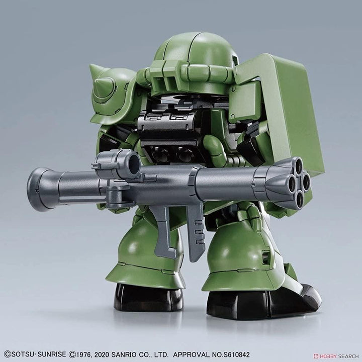 Bandai Hello Kitty / Zaku II SD Gundam Cross Silhouette Model Kit - A-Z Toy Hobby