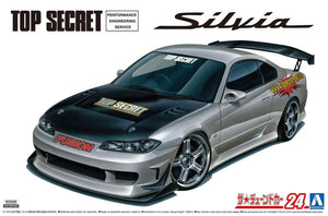 Aoshima 05874 Nissan 1999 Topsecret S15 Silvia 1/24 Model Kit - A-Z Toy Hobby