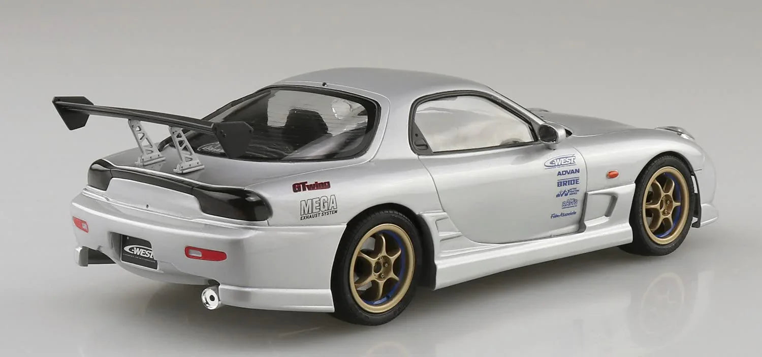 Aoshima 06302 Mazda 1999 C-West FD3S RX-7 1/24 Model Kit - A-Z Toy Hobby