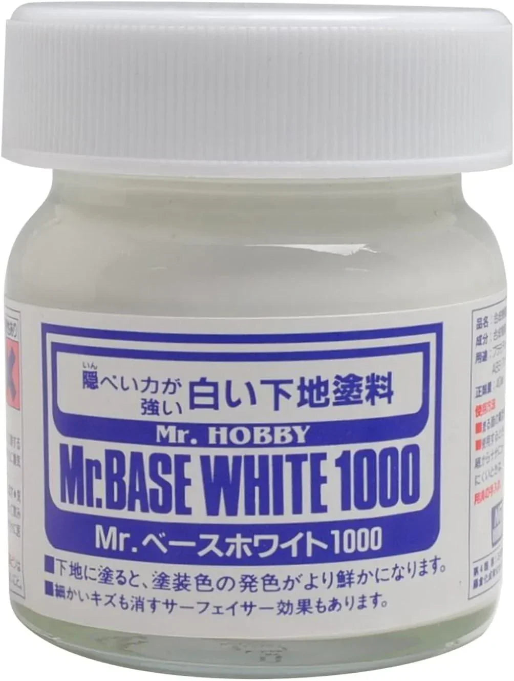 Mr. Hobby SF283 Mr. Base White 1000 40ml - A-Z Toy Hobby