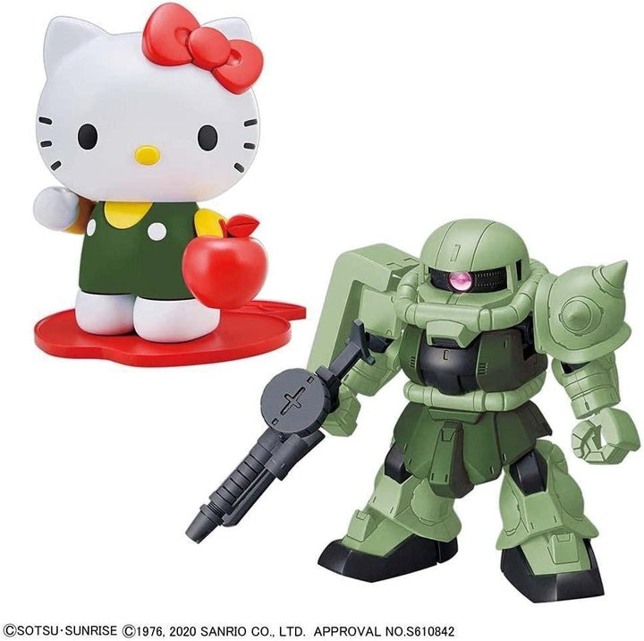 Bandai Hello Kitty / Zaku II SD Gundam Cross Silhouette Model Kit - A-Z Toy Hobby