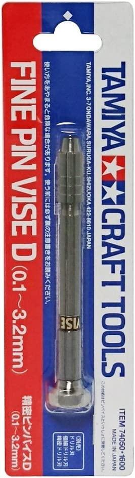 Tamiya 74050 Fine Pin Vise D (0.1- 3.2mm) TAM74050 - A-Z Toy Hobby