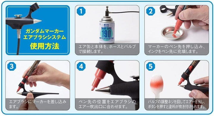 Mr. Hobby GMA01 Gundam Marker Airbrush System - A-Z Toy Hobby