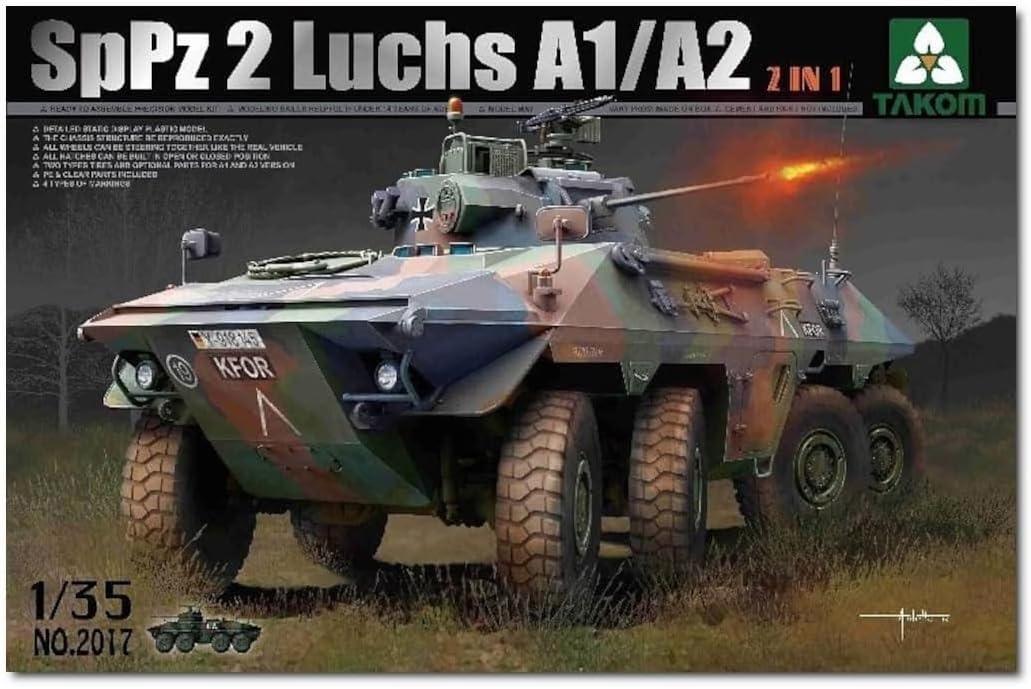 Takom 2017 Bundeswehr Luchs SpPz 2 A1/A2 2 In 1 1/35 Model Kit - A-Z ...