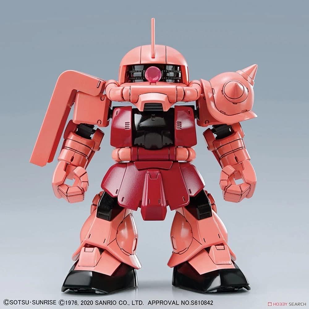 Bandai Hello Kitty / Char's Zaku II SD Gundam Cross Silhouette Model Kit - A-Z Toy Hobby