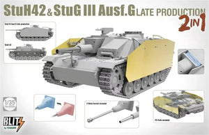 Takom 8006 StuH 42 & Stug III Ausf.G Late Production 2 In 1 1/35 Model Kit - A-Z Toy Hobby